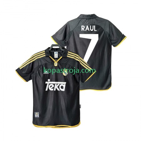 Billiga Fotbollströjor Real Madrid Raul 7 1999 2001 Retro Borta tröja Kortärmad